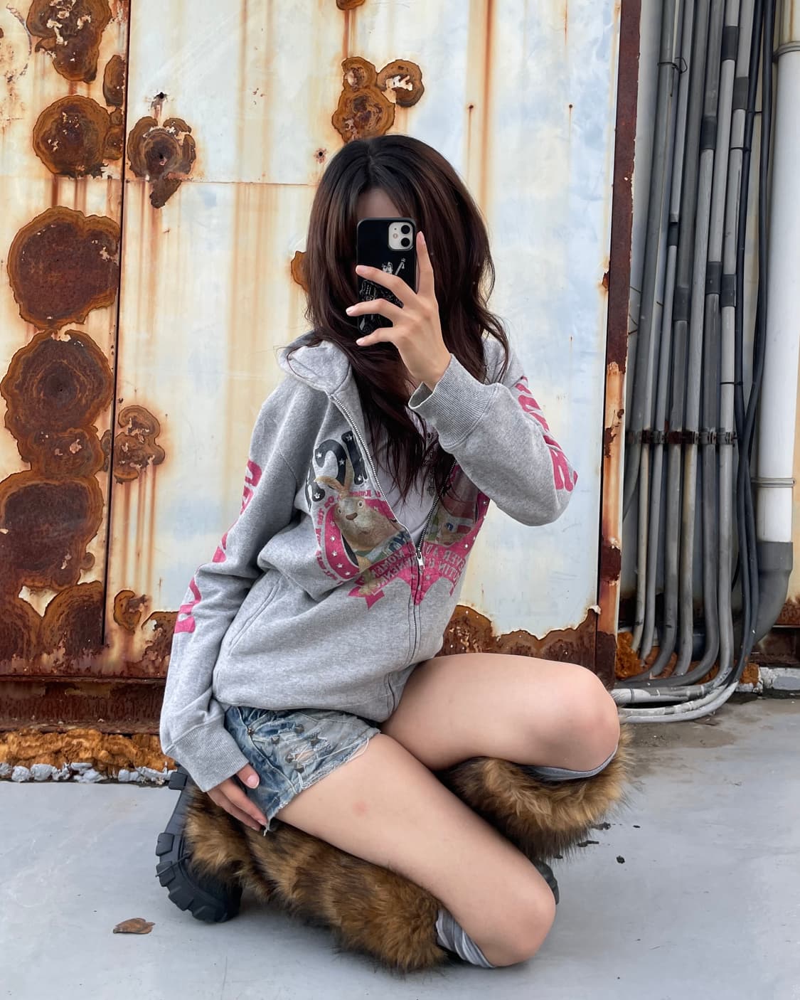 🎸그린 프린팅 후디🎸 상품이미지1