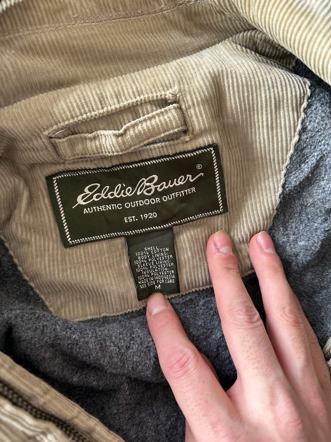 Eddie Bauer 에디바우어 코듀로이 플리스 라이닝 자켓 상품이미지5