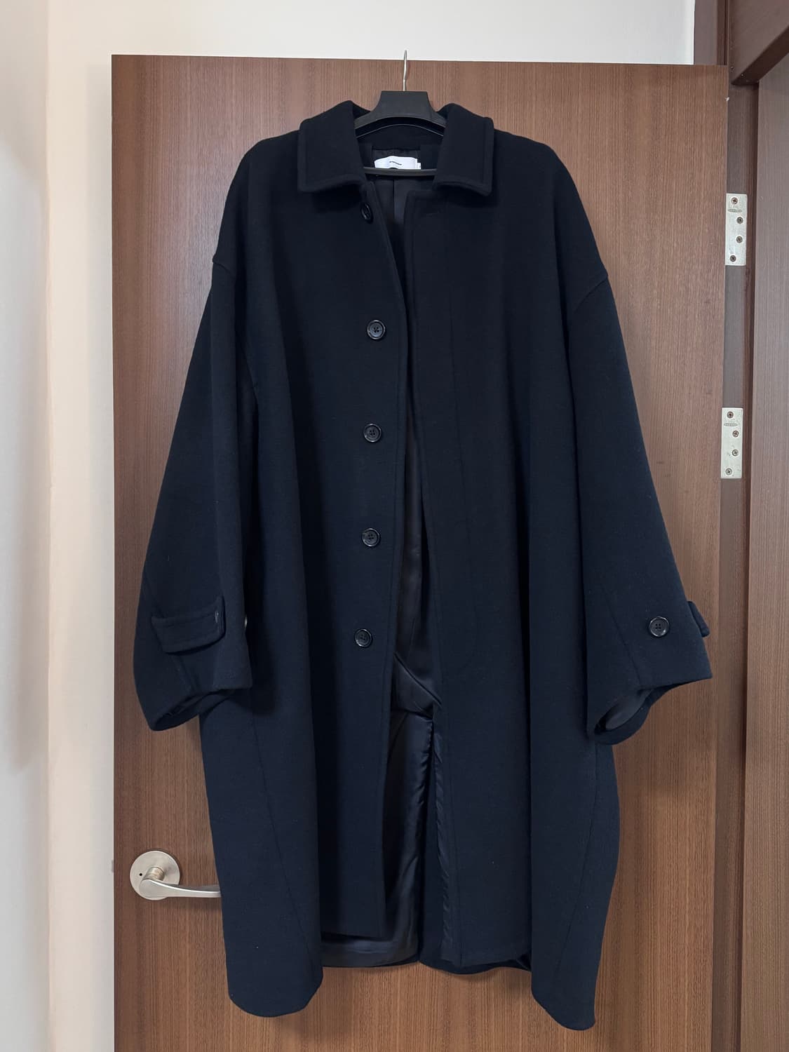 그라프페이퍼 라이트 멜톤 오버사이즈 코트 2 상품이미지3