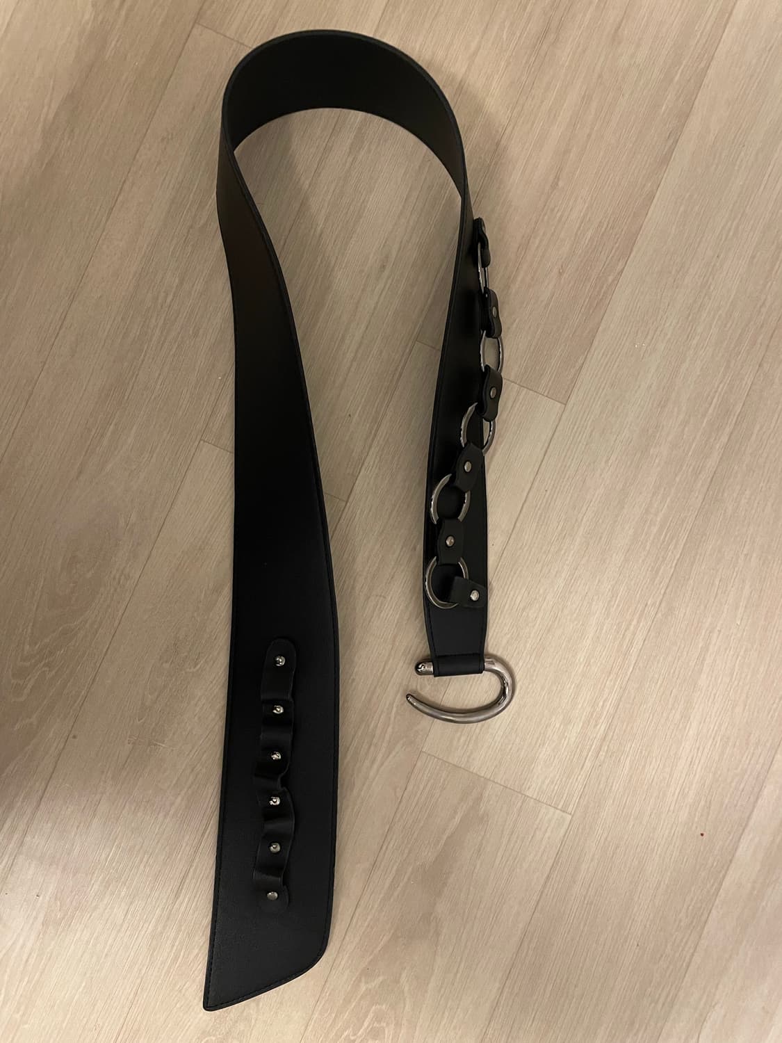 웨스턴 훅 레더 벨트 상품이미지2