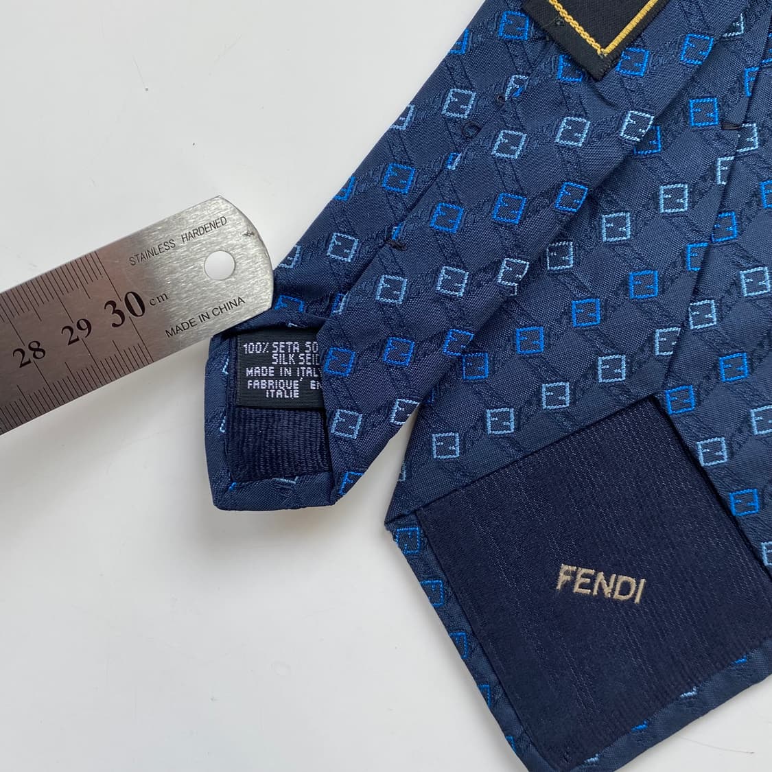 펜디 (FENDI) FF 모노그램 명품 정품 넥타이 상품이미지5