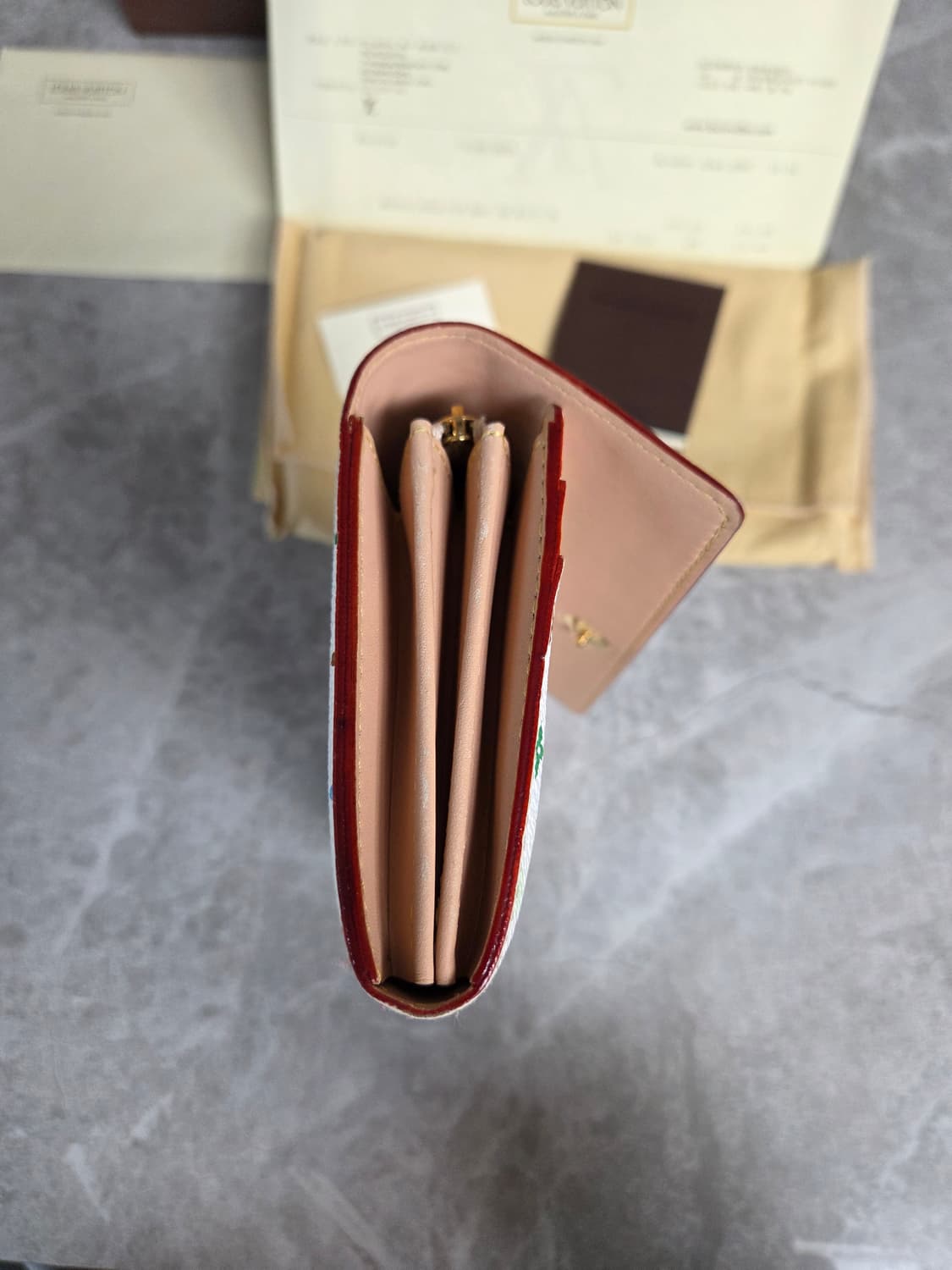 [정품] 루이비통 모노그램 무라카미 사라 장지갑 풀구성  상품이미지6