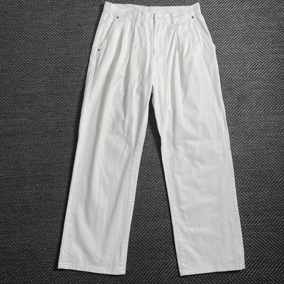 디미트리블랙 와이드 데님 팬츠 화이트y 4613 상품이미지2