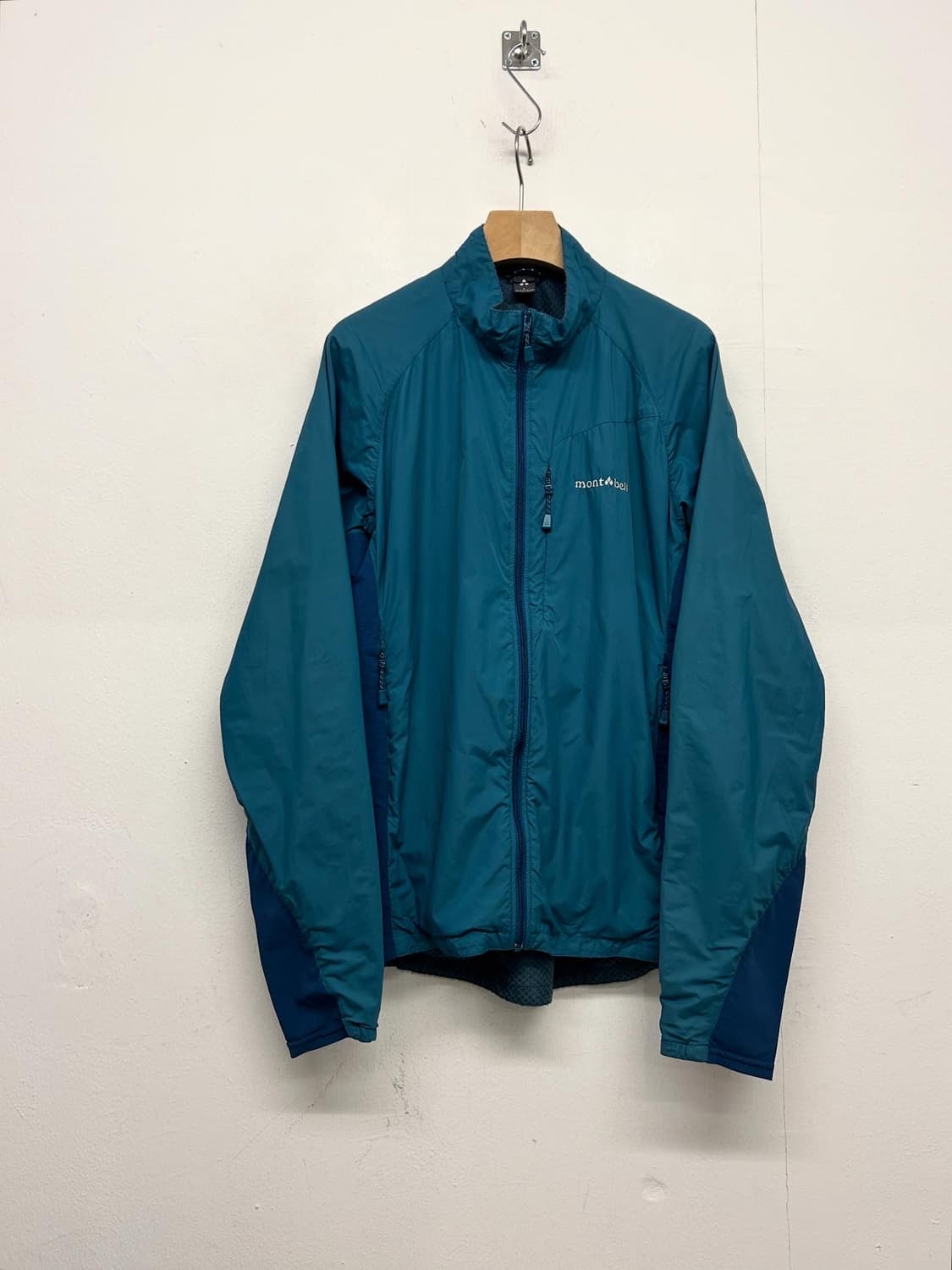 JPN 몽벨 바람막이 자켓 블루 / 그린 상품이미지1