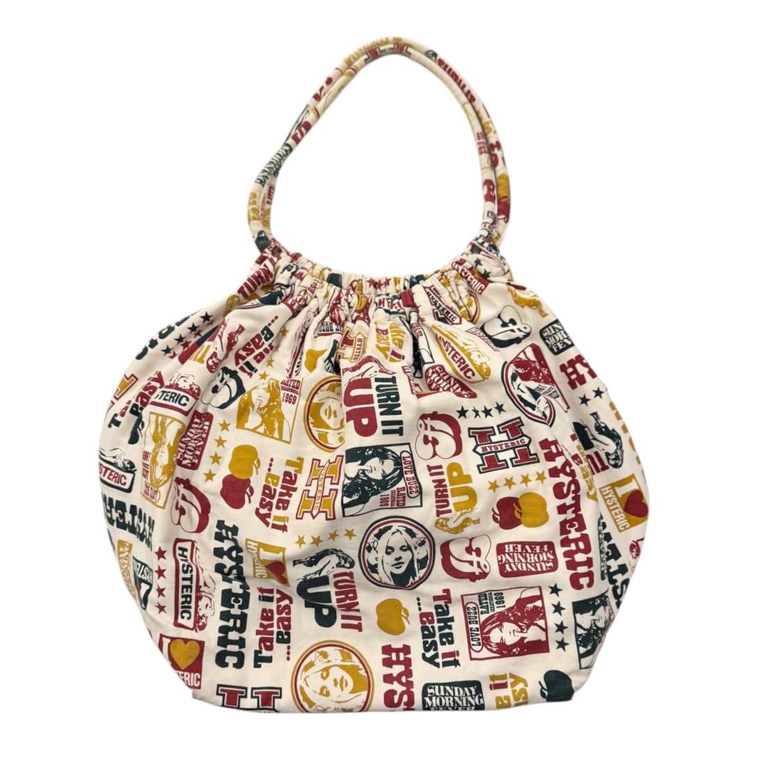 히스테릭글래머 프린티드 셔링 숄더백 아이보리 상품이미지3