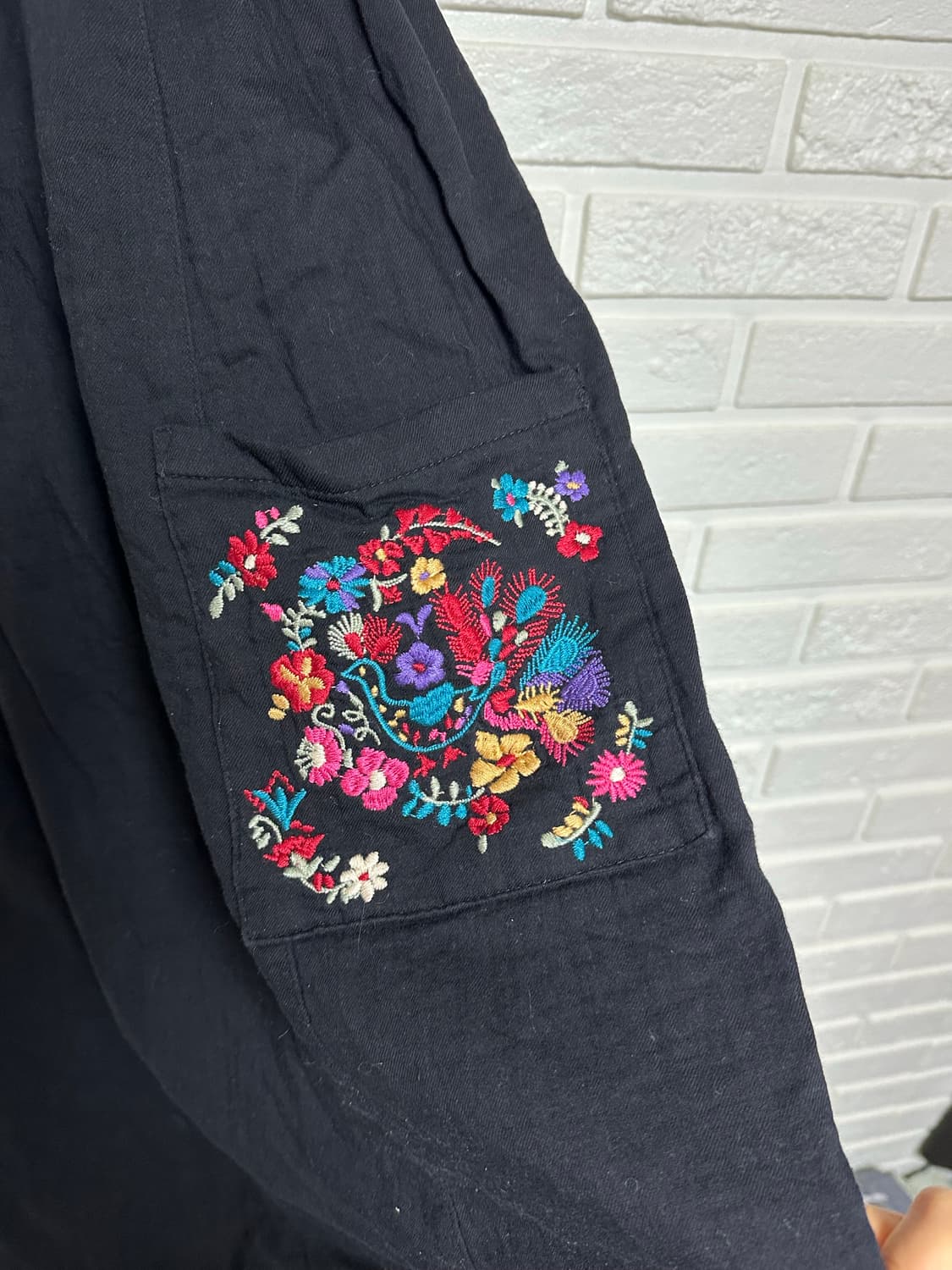 히피 무드 나시 자수 원피스 상품이미지2