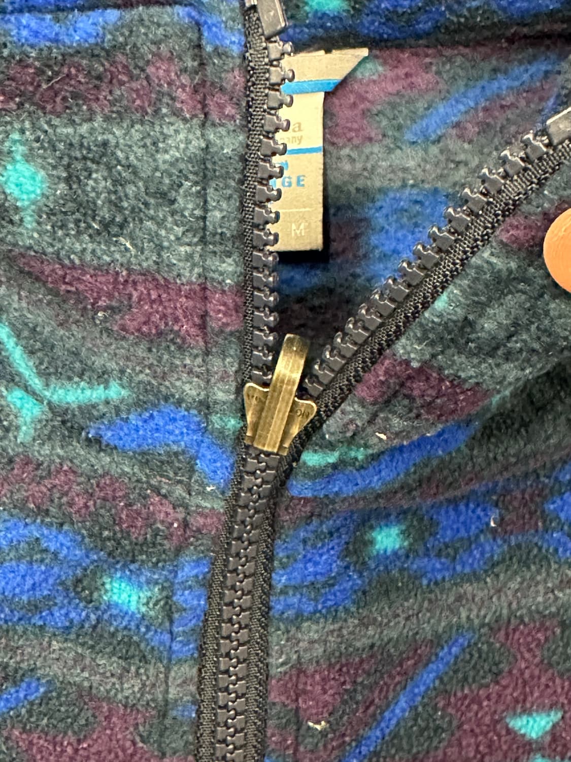 M)Columbia vintage 아즈텍 패턴 플리스 자켓 상품이미지3