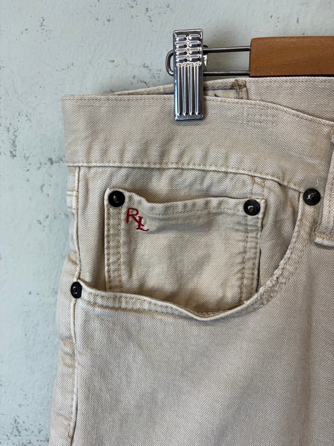 폴로랄프로렌 빈티지 워싱 스트레이트 데님팬츠 상품이미지8