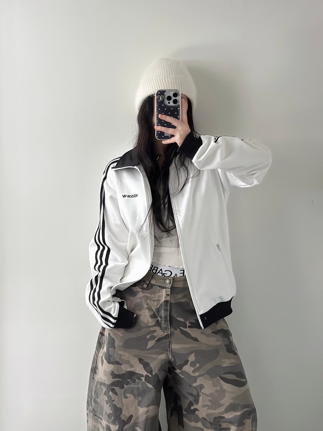 아디다스 화이트/블랙 베켄바우어 져지  상품이미지2