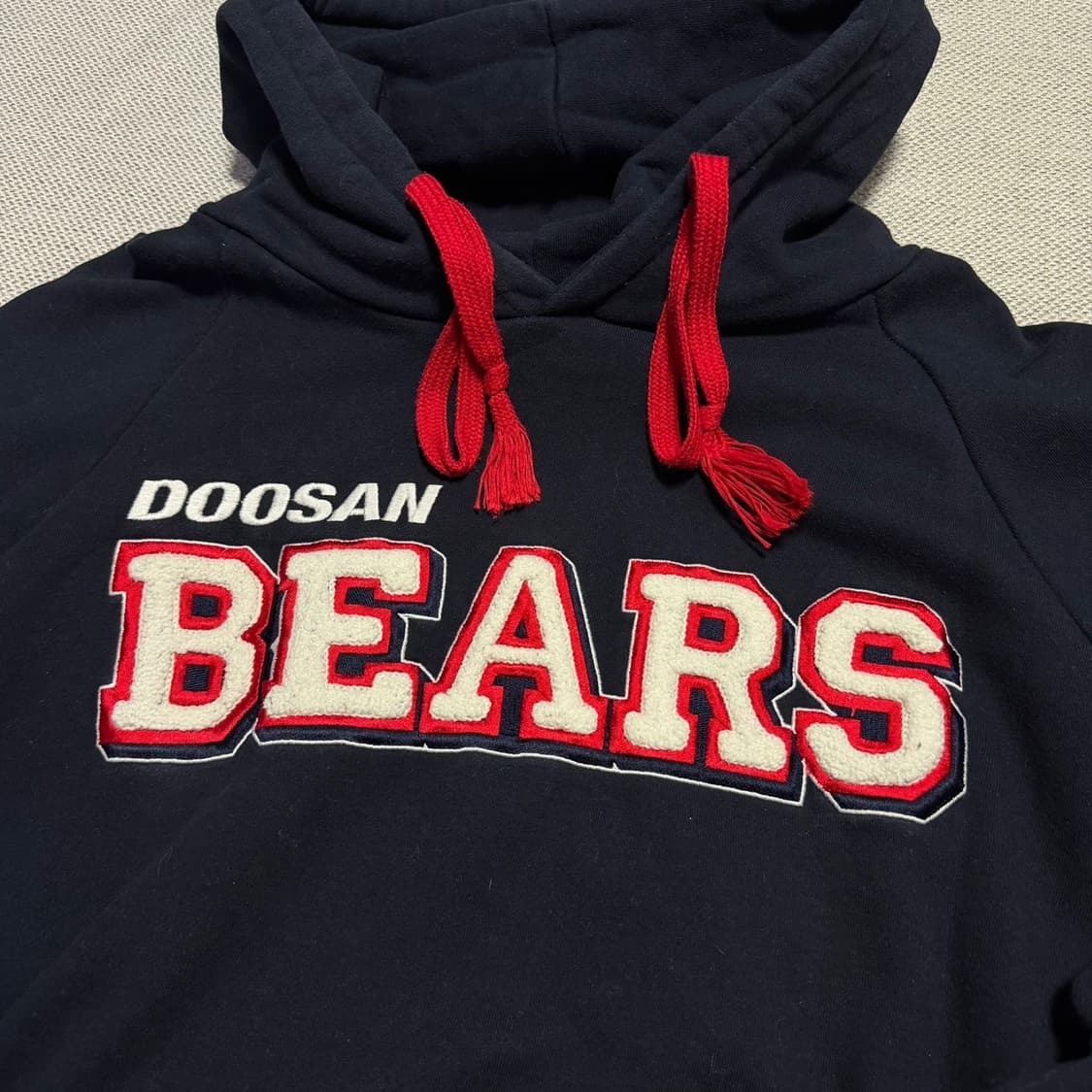 두산 베어스 빅로고 후드티 상품이미지2