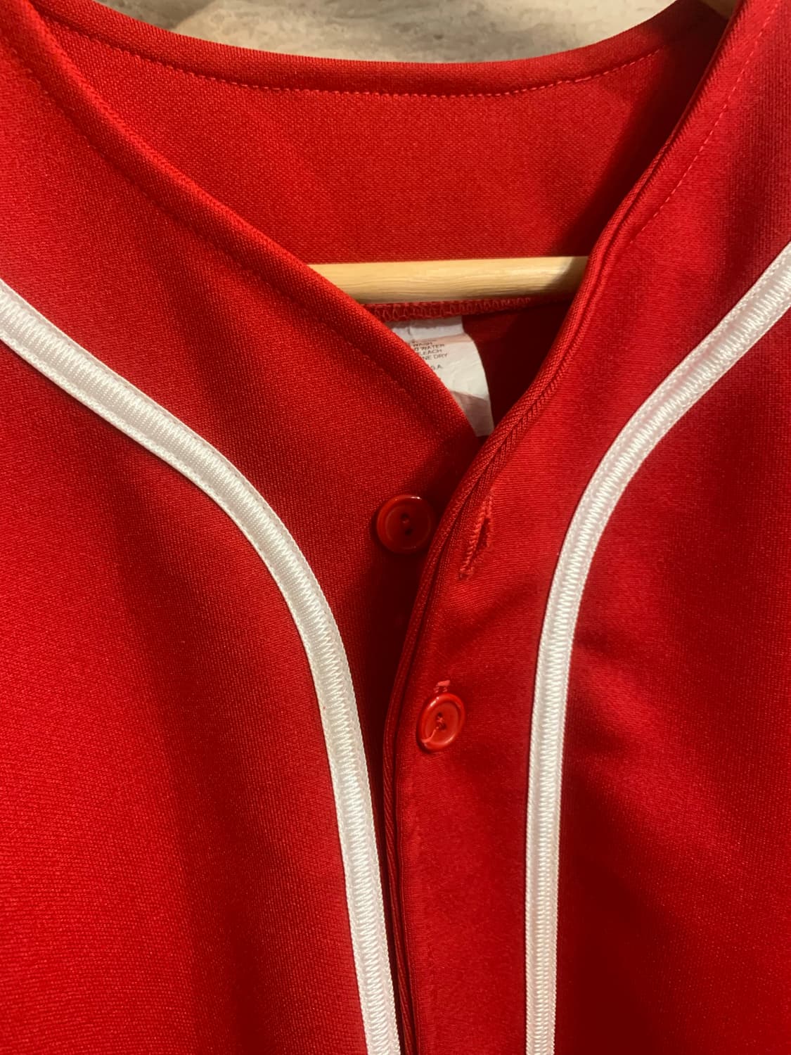 80‘s 베이스볼셔츠 made in USA XS 상품이미지4