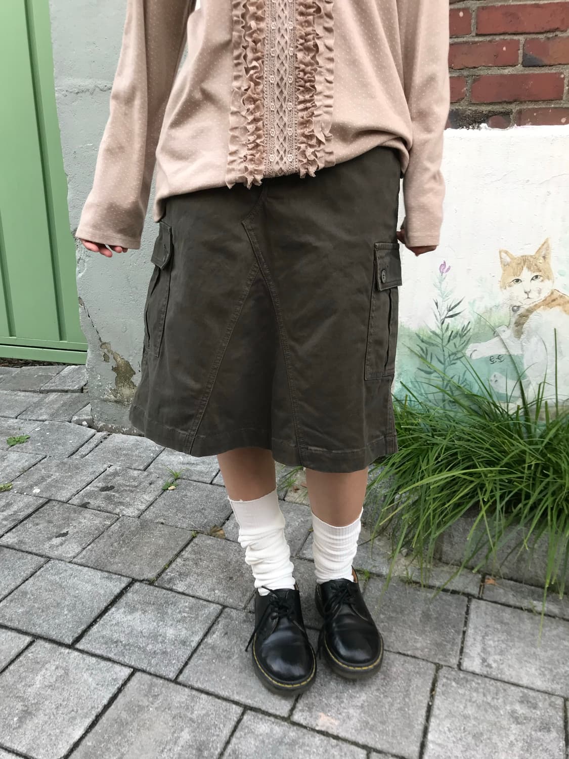 Beams heart cargo skirt 상품이미지2