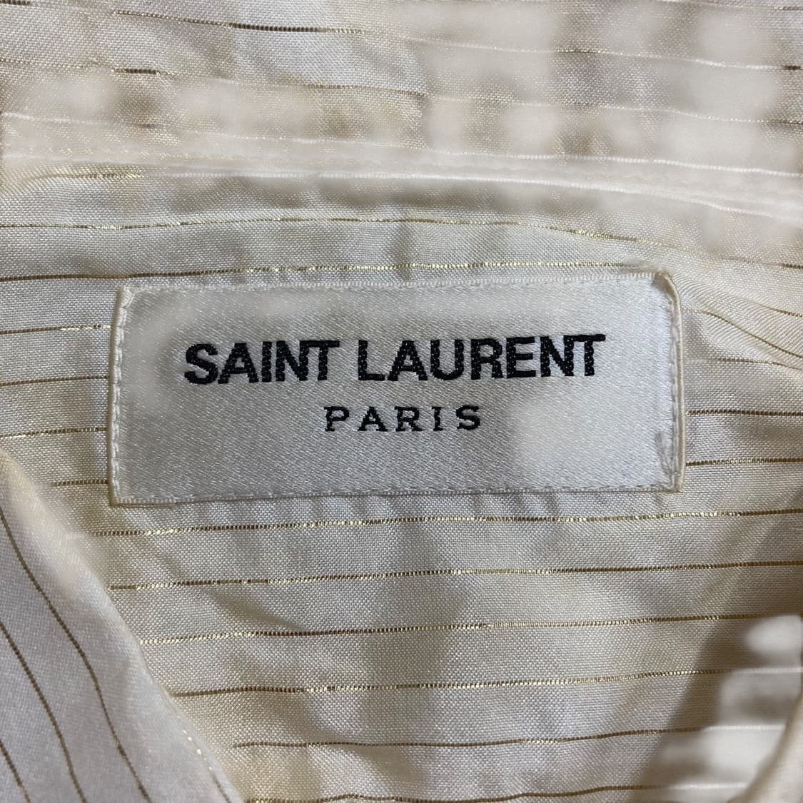 [이준호님 착용] 생로랑 실크 스트라이프 셔츠 상품이미지3