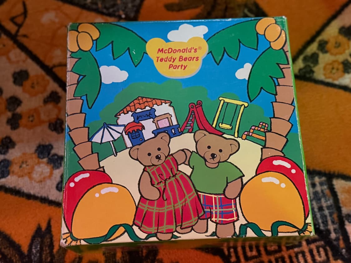 빈티지 1999 맥도날드 테디베어 맥테디 파티 세트 상품이미지8