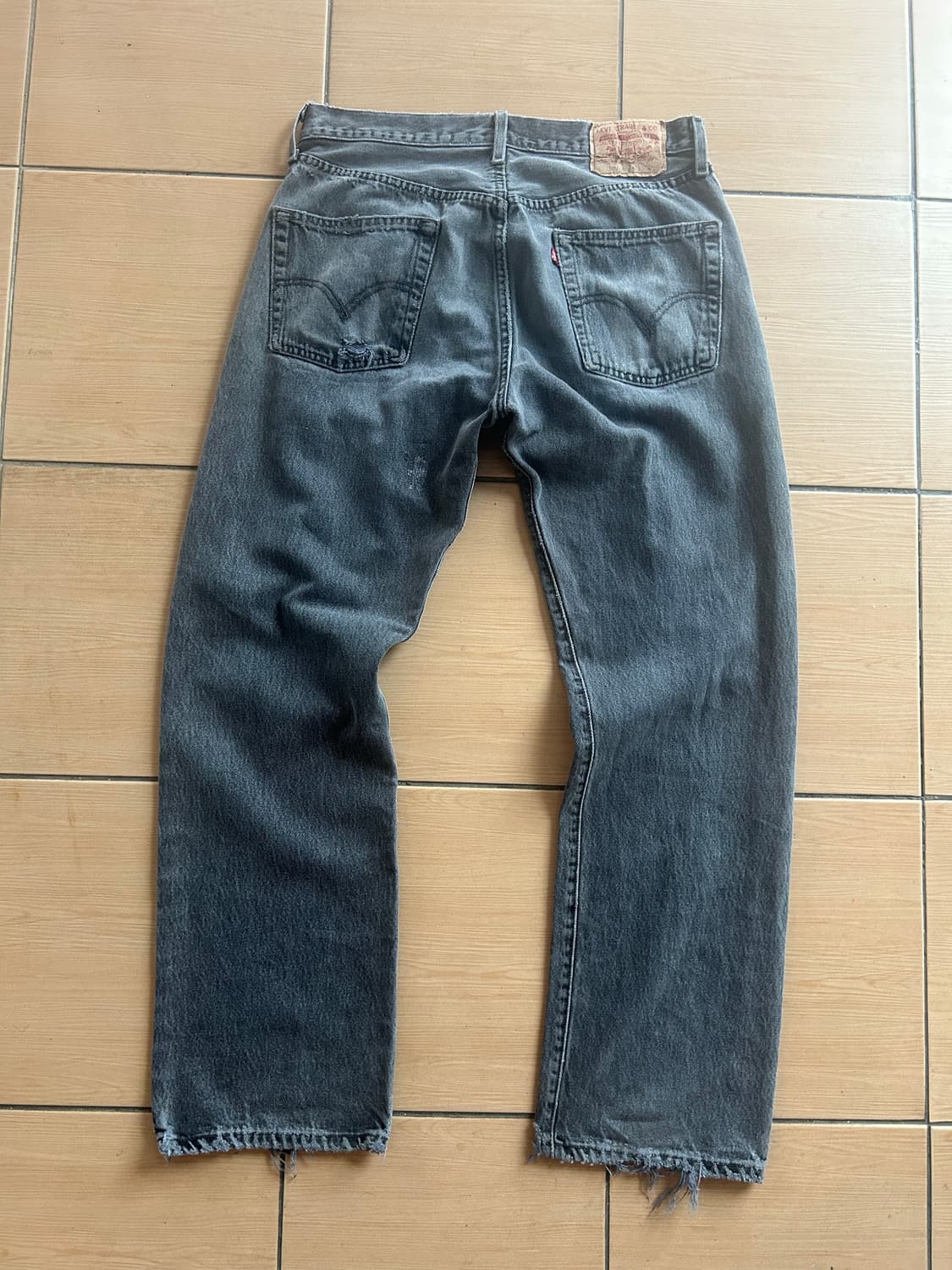 00‘s Levi’s501 Black jeans 33in 상품이미지5