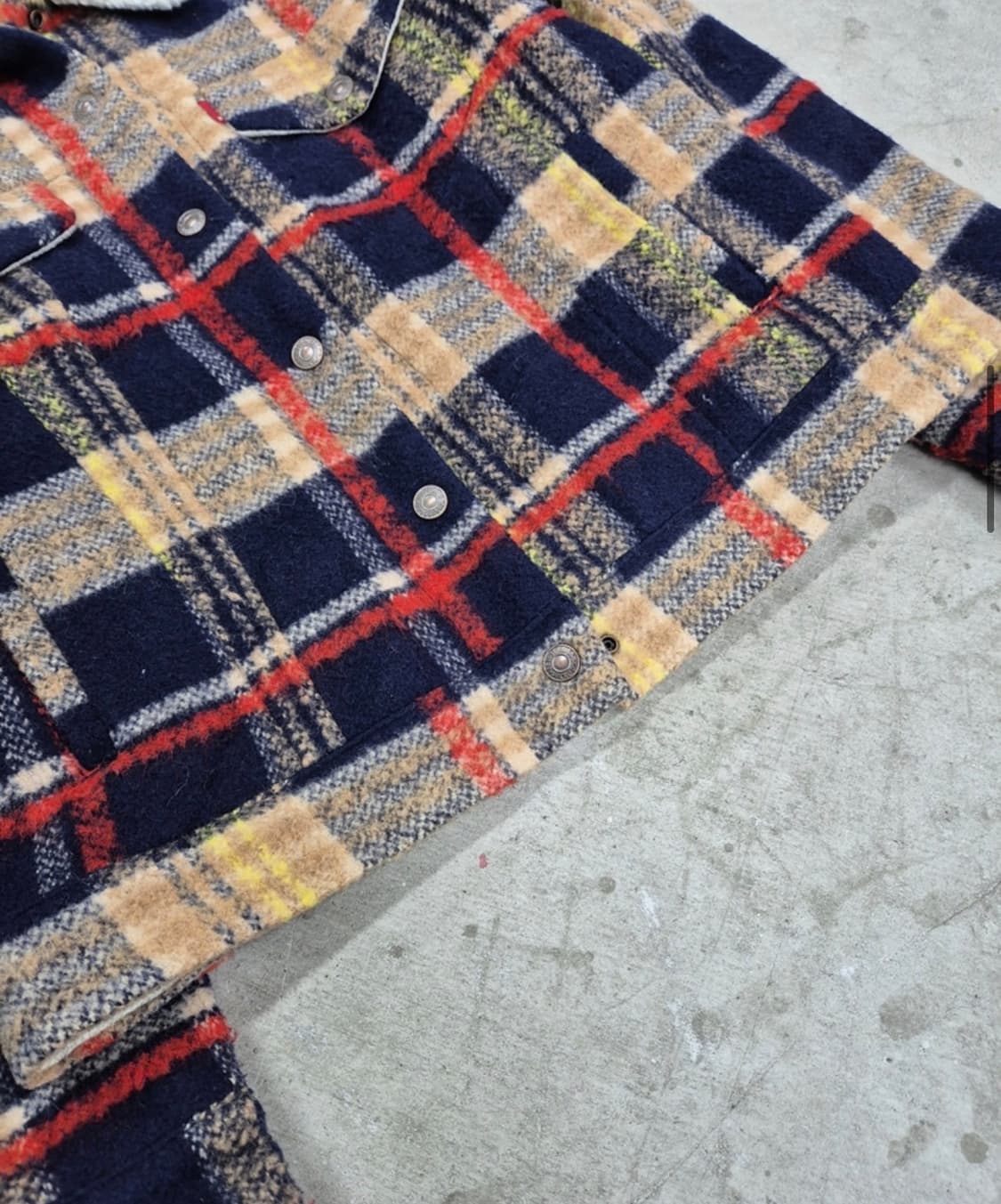 LEVI'S, SHERPA PLAID TRUCKER (S) FOR WOM 상품이미지4