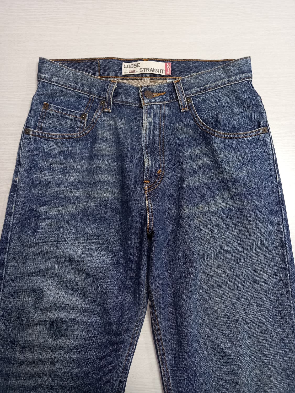 28 리바이스569 Colombia 워싱 와이드진 진청 28-932 상품이미지3