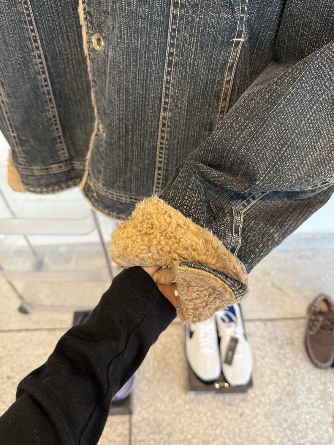 Levi's Sherpa Denim Trucker Jacket  상품이미지3