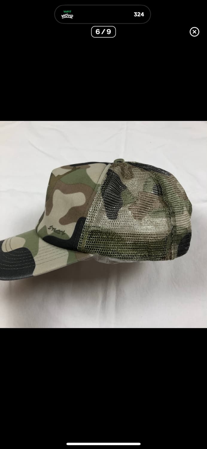 스투시 stussy 90s 스컬 카모 메쉬캡 상품이미지4