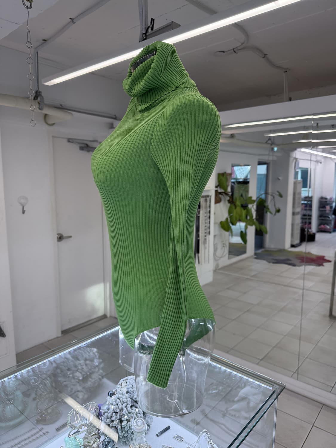 tutle neck rib knit bodysuit 상품이미지2