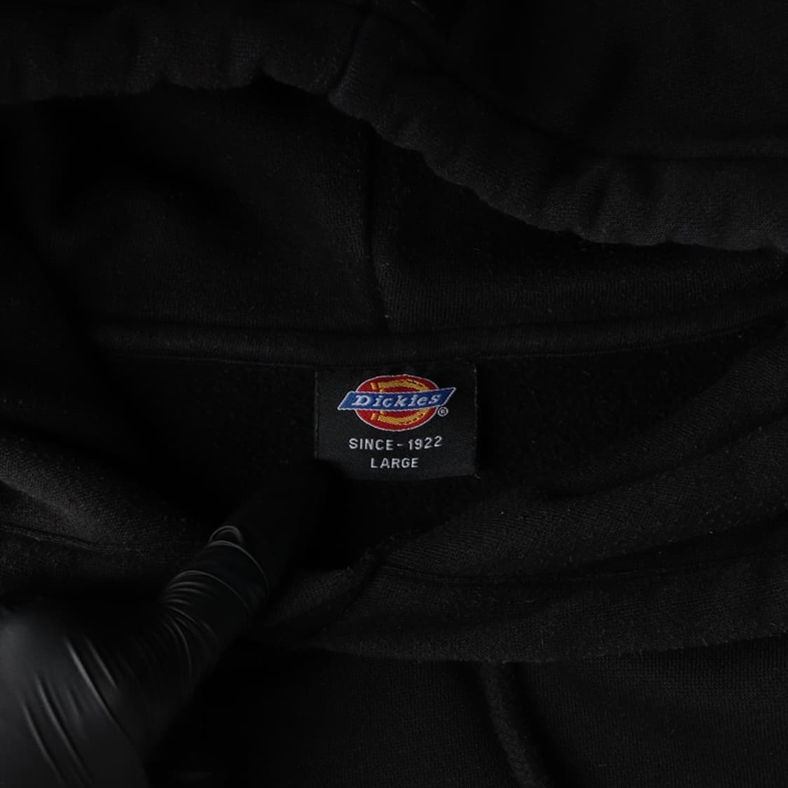 디키즈 어센틱 레터링 로고 블랙 후드티 L 상품이미지5