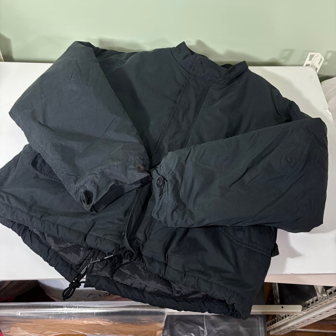 S 95 라퍼지스토어 블랙 M65 숏 야상점퍼 상품이미지1