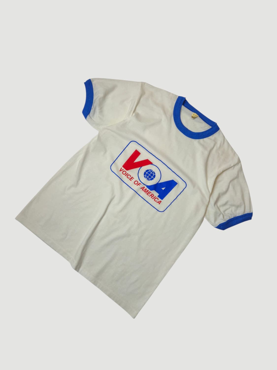 1980's 보이스 오브 아메리카 링거티 스크린스타즈 VOA 링거 L 상품이미지2