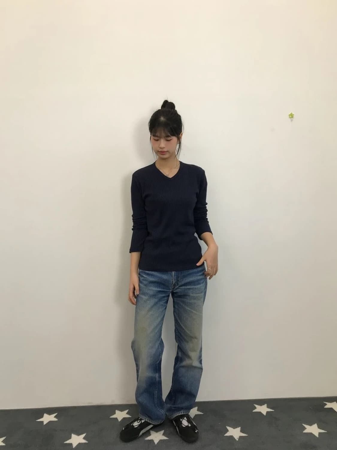 World Exe Ribbed Knit Long Sleeve 상품이미지1