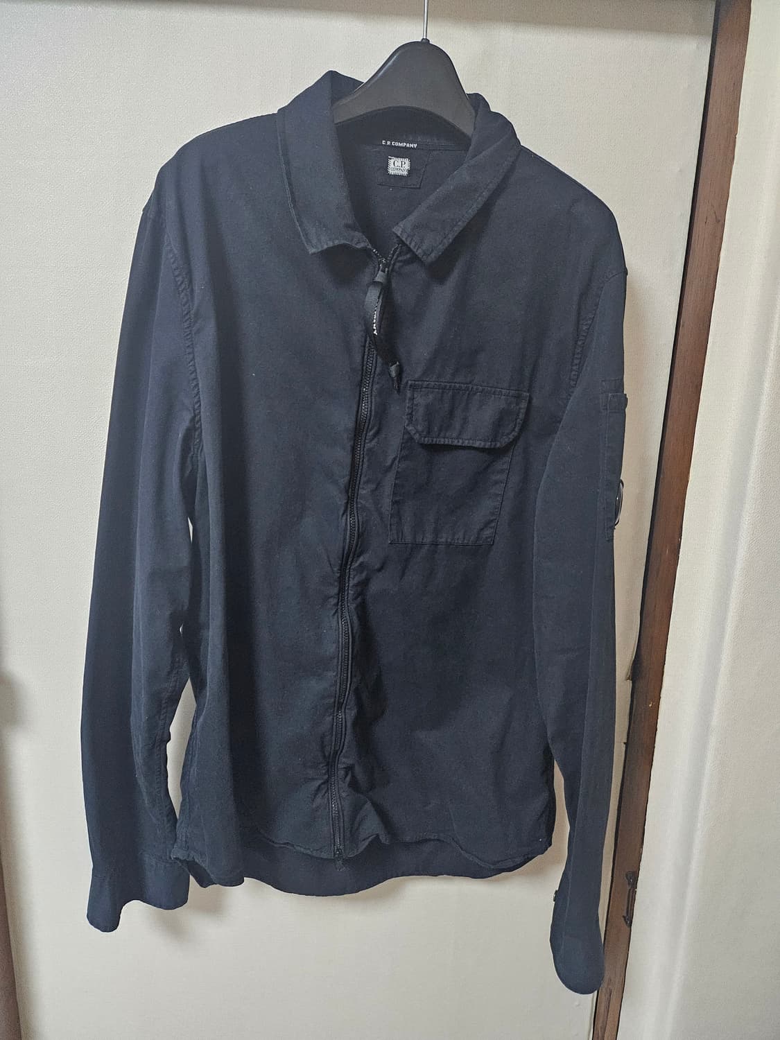 CP 컴퍼니 가먼트다잉 오버셔츠 블랙 xl(105) 상품이미지1