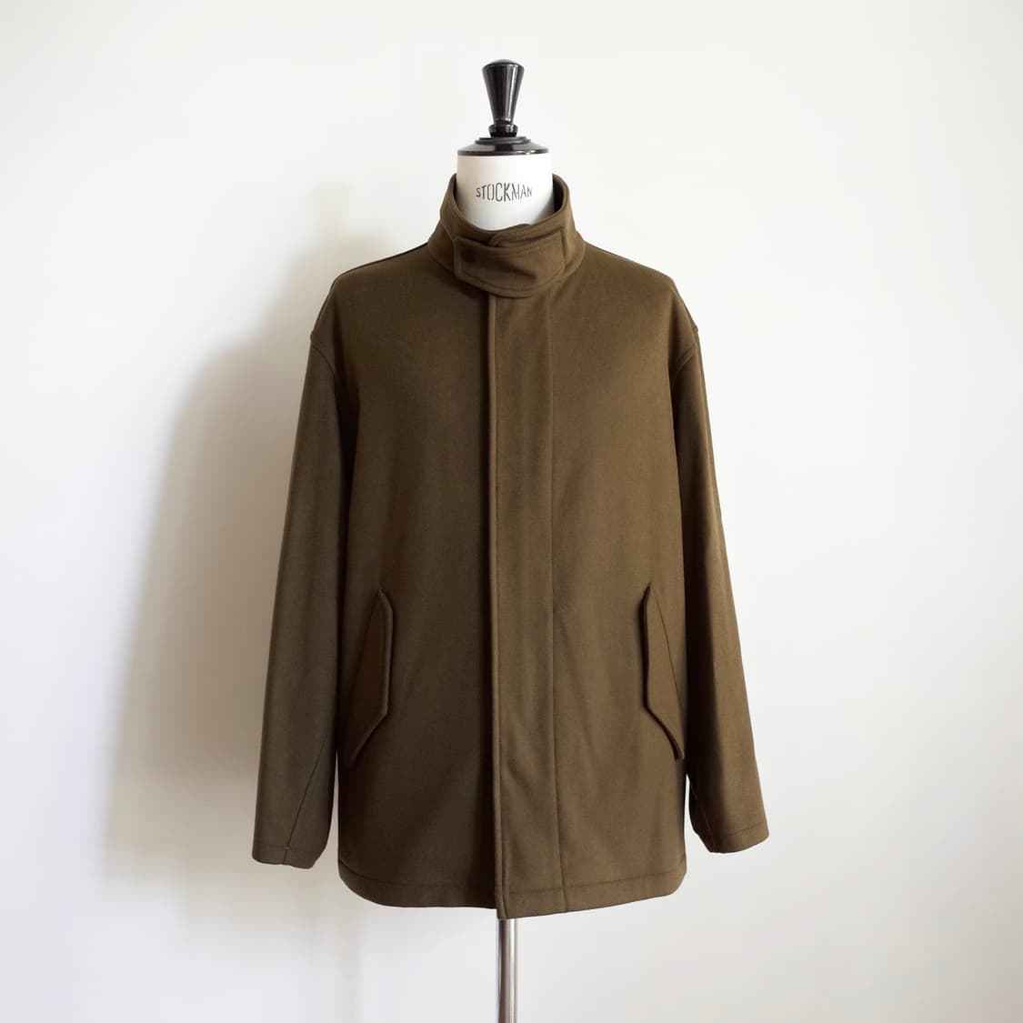 [2]코모리 펠튼 울 나일론 Zip 블루종 자켓 상품이미지1