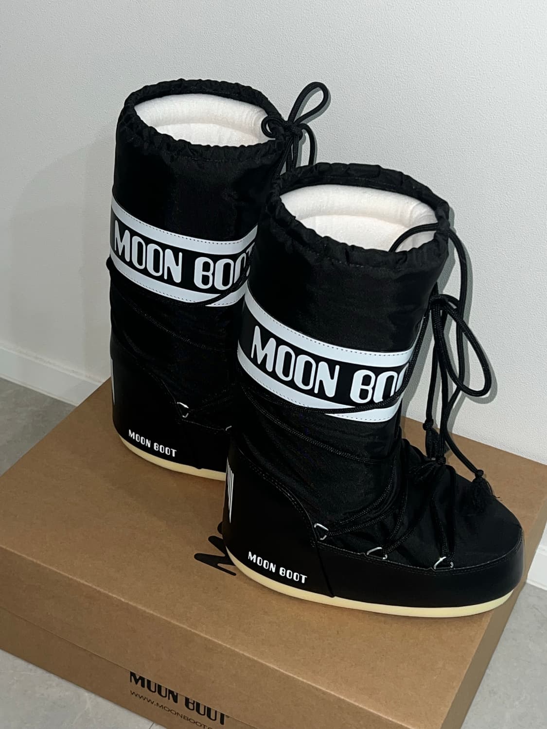 문부츠 아이콘 나일론 블랙 35-38 풀박 상품이미지1