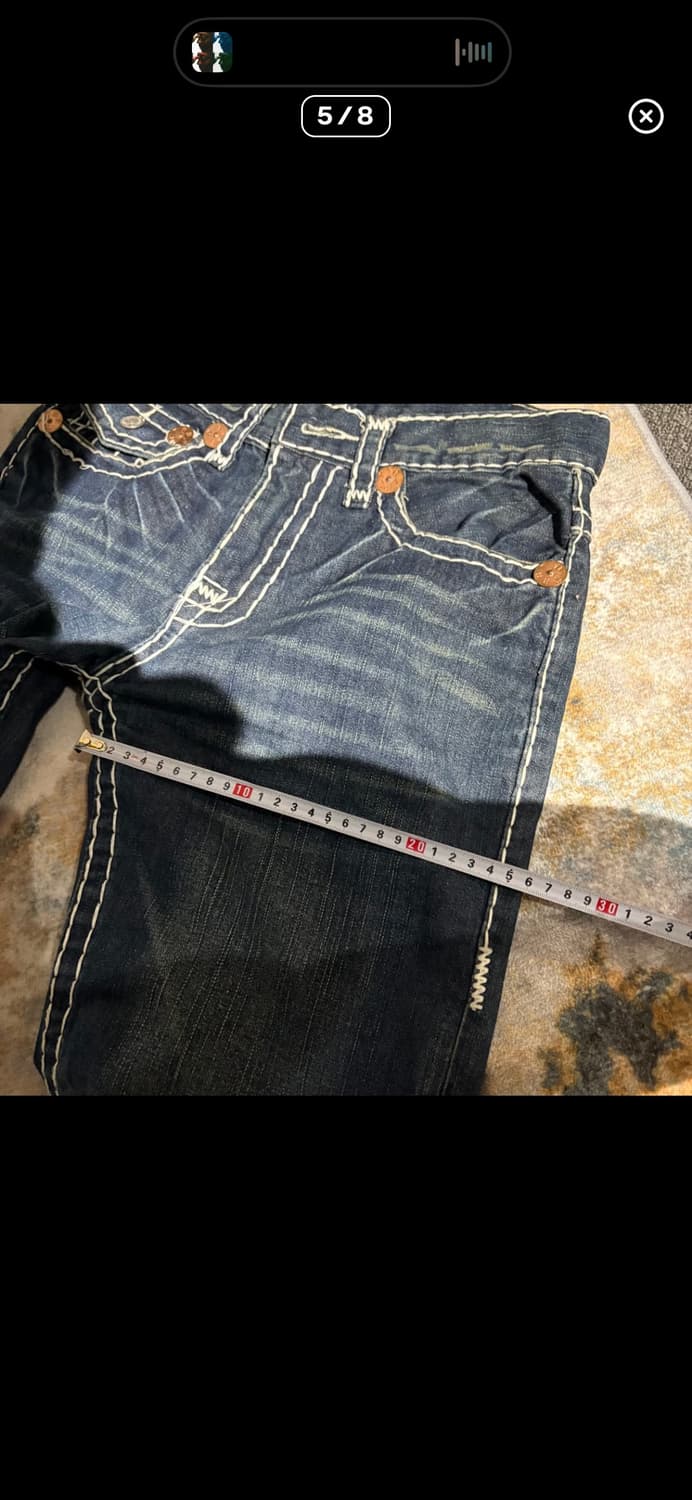 트루릴리젼 빈티지 부츠컷 데님 (실측사진에나옴) 상품이미지4