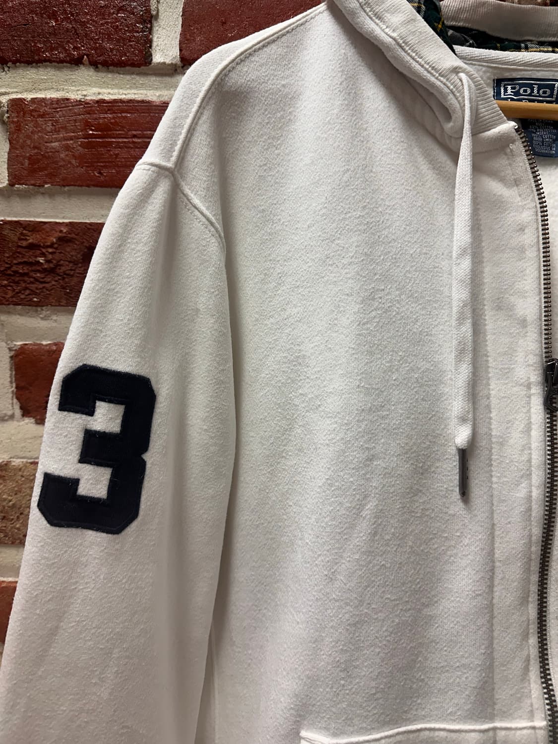 (L)폴로랄프로렌 빅포니 후드집업 화이트 상품이미지4