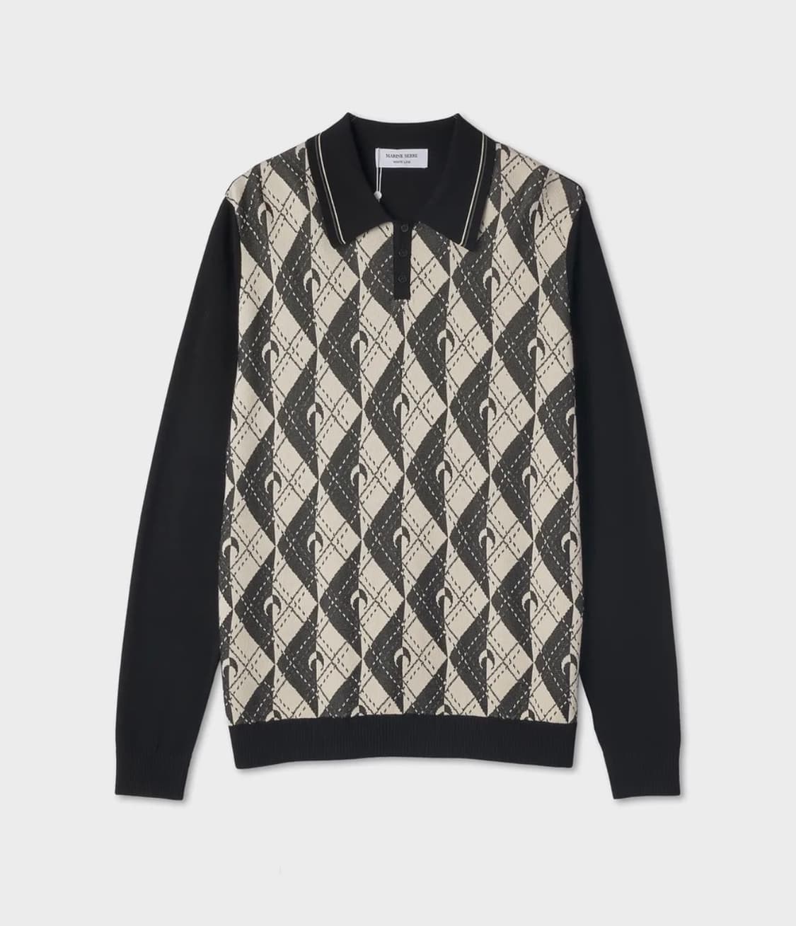 [M] 마린세르 아가일 니트 폴로 새상품 상품이미지1