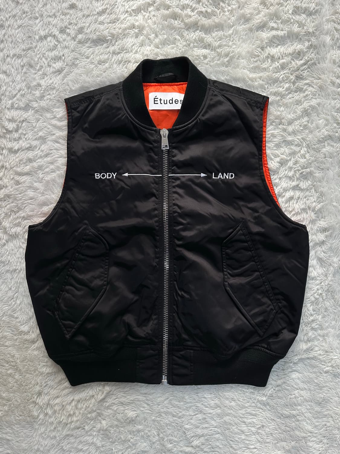 Etudes 남성 블랙 조끼 48사이즈 상품이미지1
