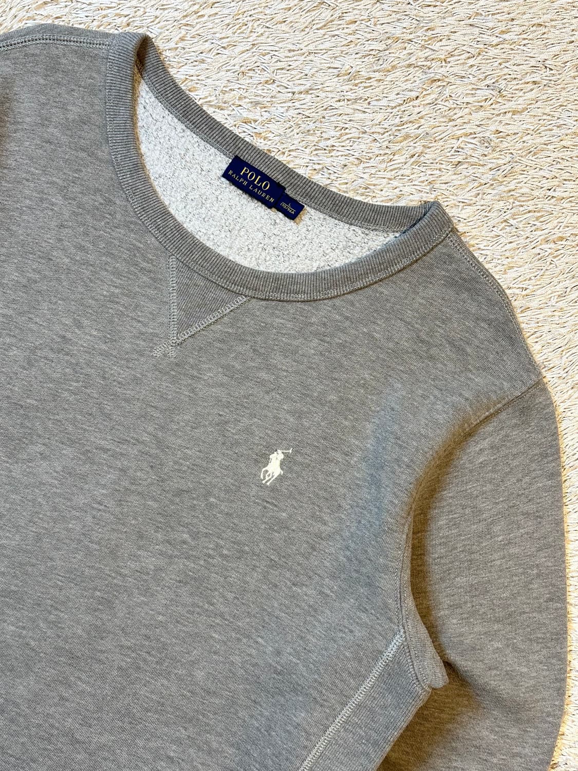 폴로 랄프로렌 신형 화이트포니 플리스 맨투맨 그레이 상품이미지2