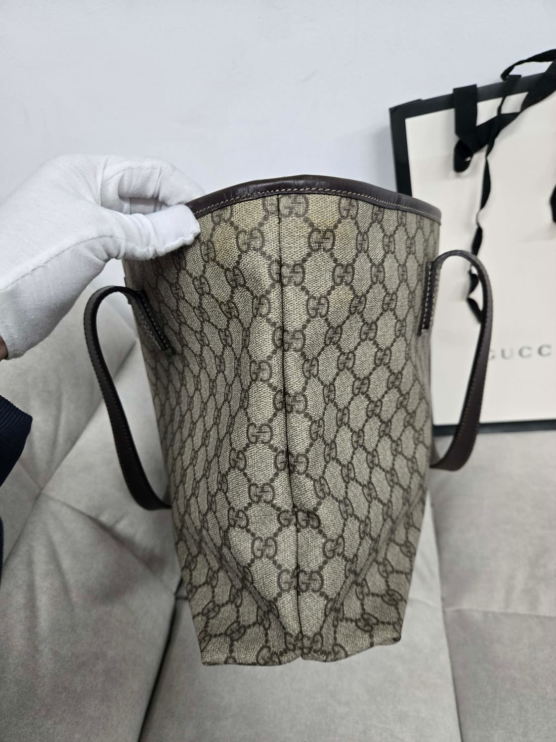 [보증서 정품] 구찌 자가드 숄더백 상품이미지2