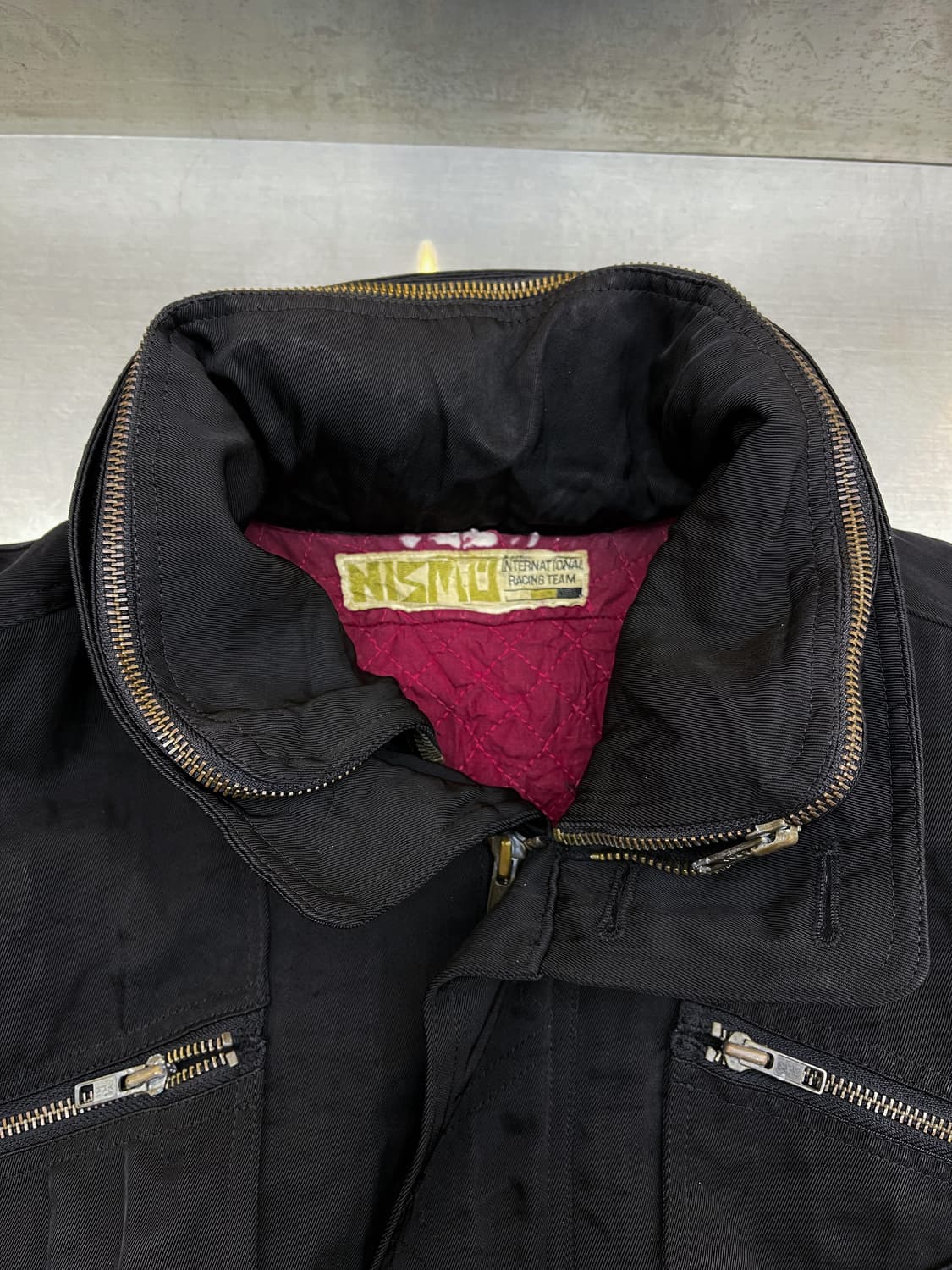 니스모 90s 레이싱 나일론 봄버 자켓 상품이미지5