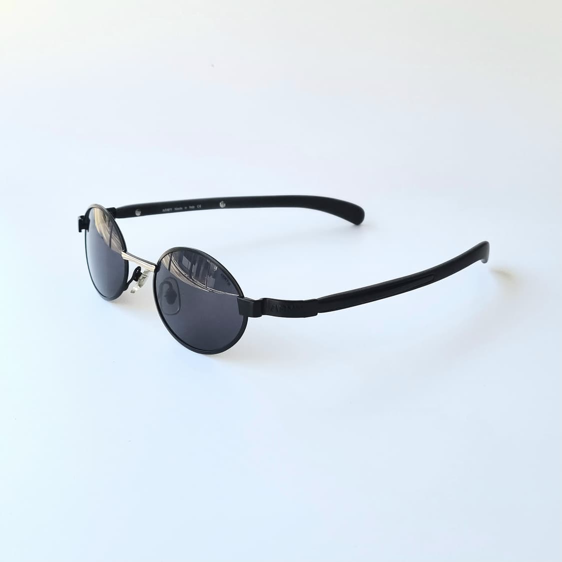 데드스탁 ARMY 이태리 오벌쉐임 메탈 선글라스 상품이미지1