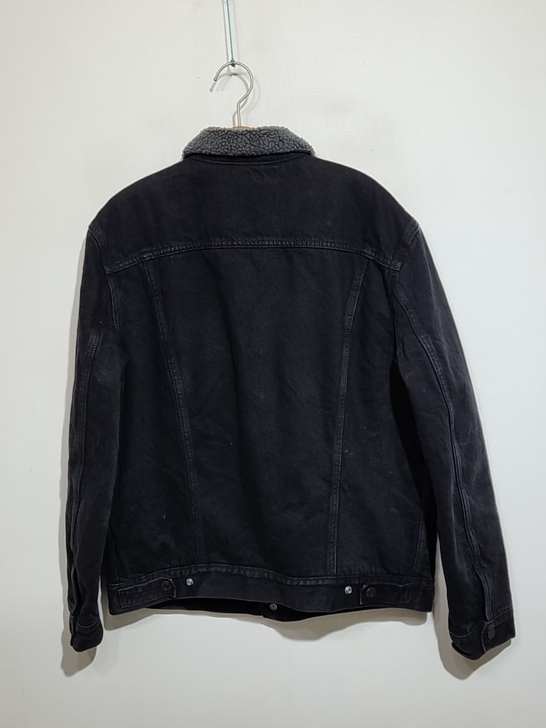 (XL) 리바이스 양털 청자켓 블랙 데님자켓 레드탭 빈티지  상품이미지6