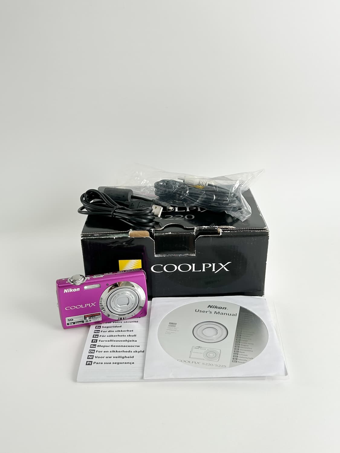 풀박스!) 니콘 쿨픽스 s220 Coolpix 빈티지 디카 상품이미지2