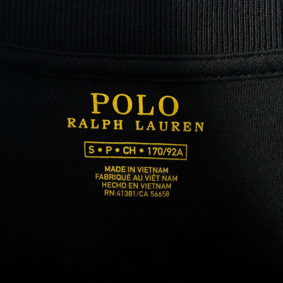 Polo 폴로 랄프로렌 퍼포먼스 블랙 코튼 집업 자켓 상품이미지5