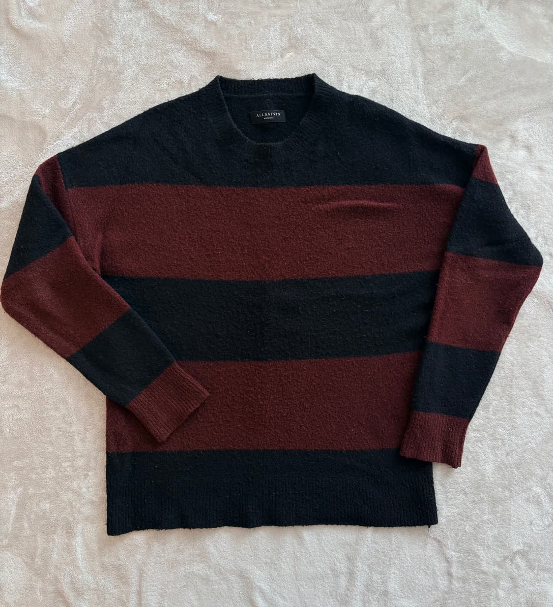 올세인츠 스트라이프 니트, M 상품이미지1