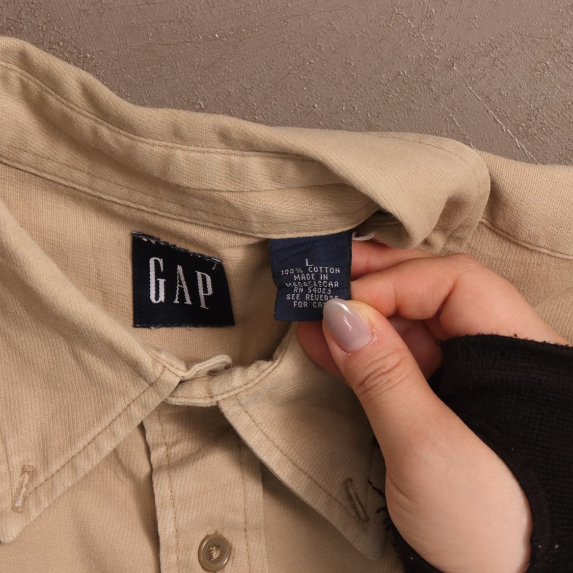 90's 갭 헤비코튼 워크셔츠 A1550 상품이미지4