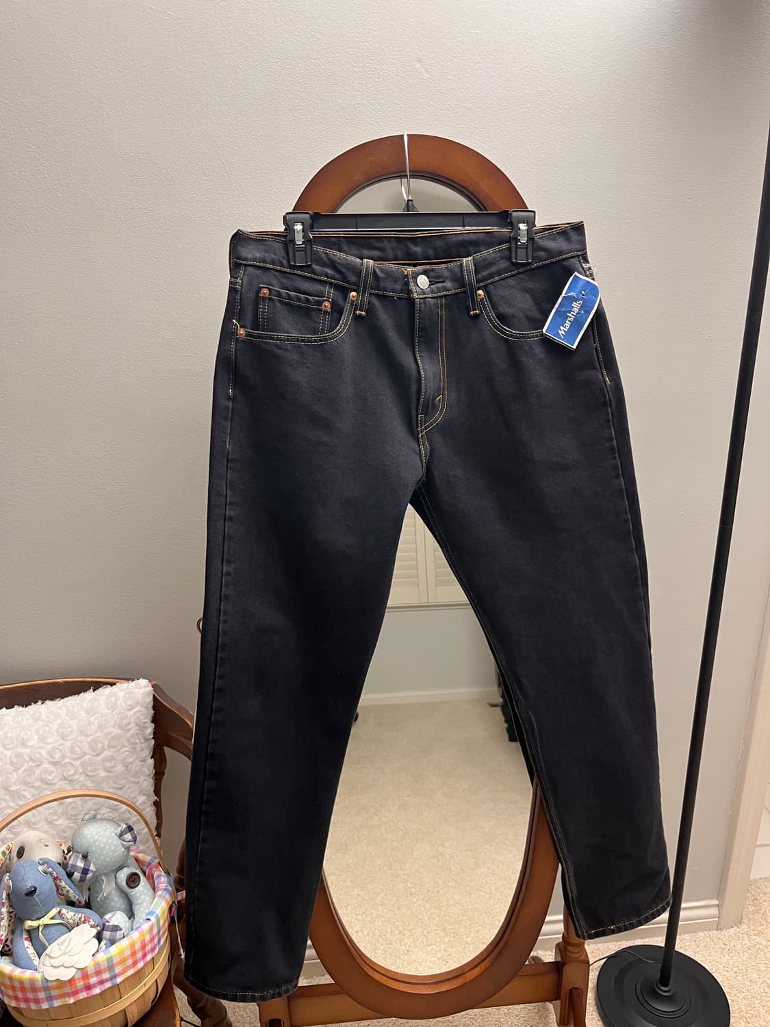 [새상품] 리바이스 502 테이퍼드 진 중청 (2950-1366) 상품이미지1