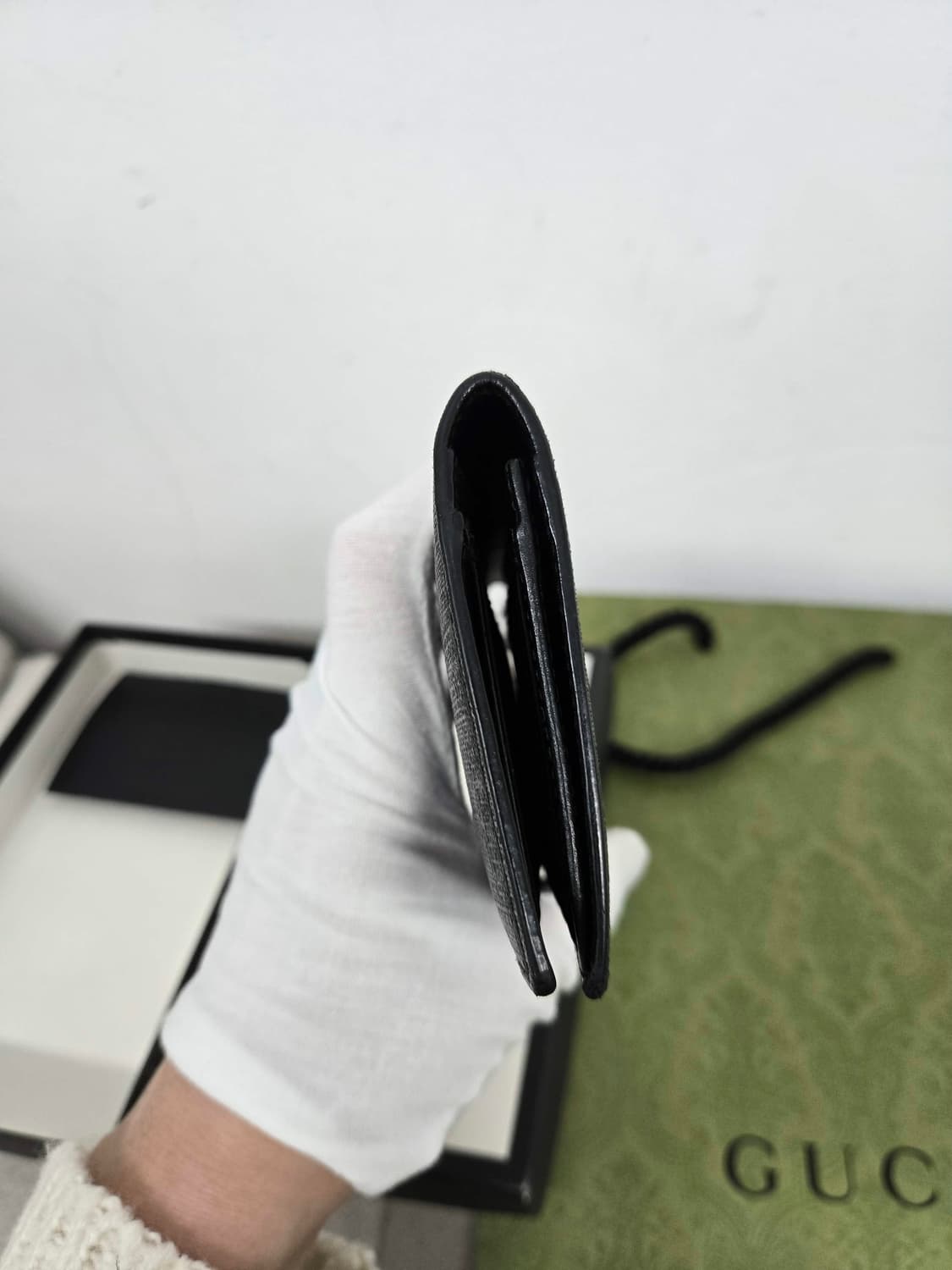 [정품 보증서] 구찌 웹삼선 장지갑 상품이미지3