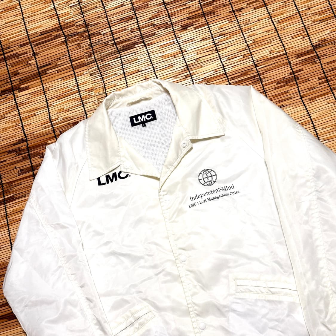 LMC 화이트 코치 자켓 L 상품이미지3