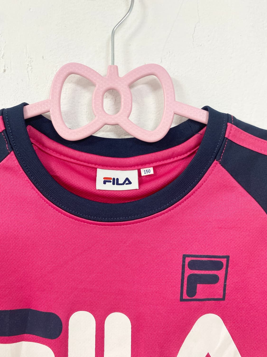 FILA PINK LOGO T-SHIRT 상품이미지4