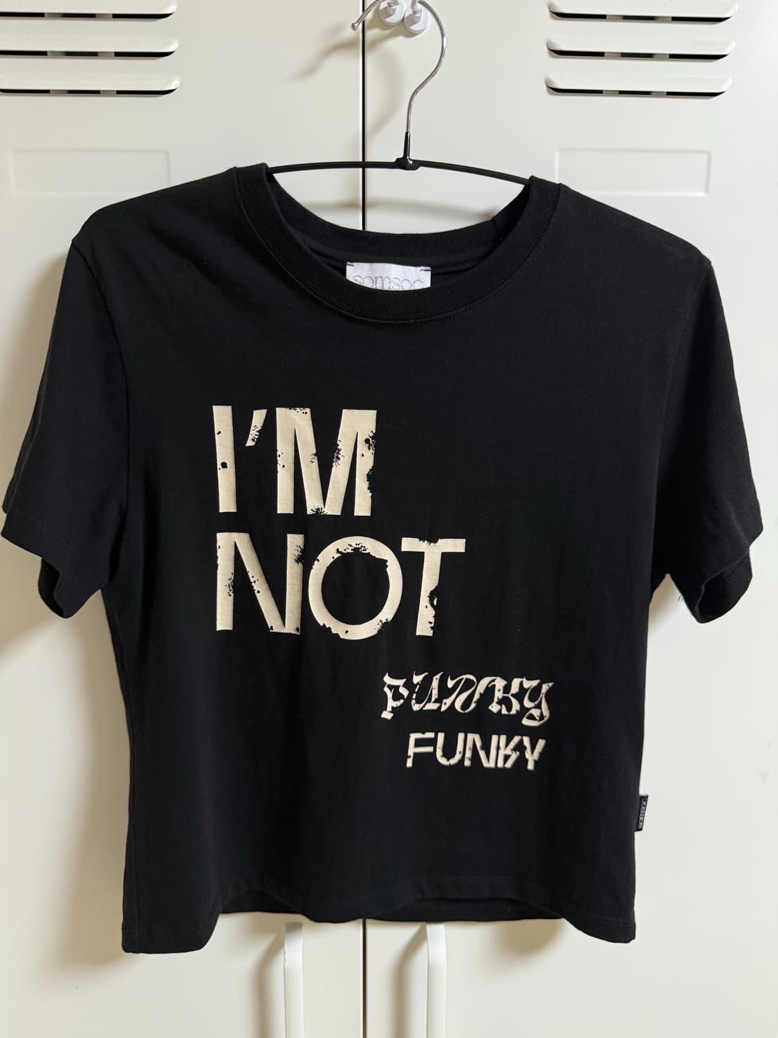 PUNKY SLOGAN CROP TOP 상품이미지5