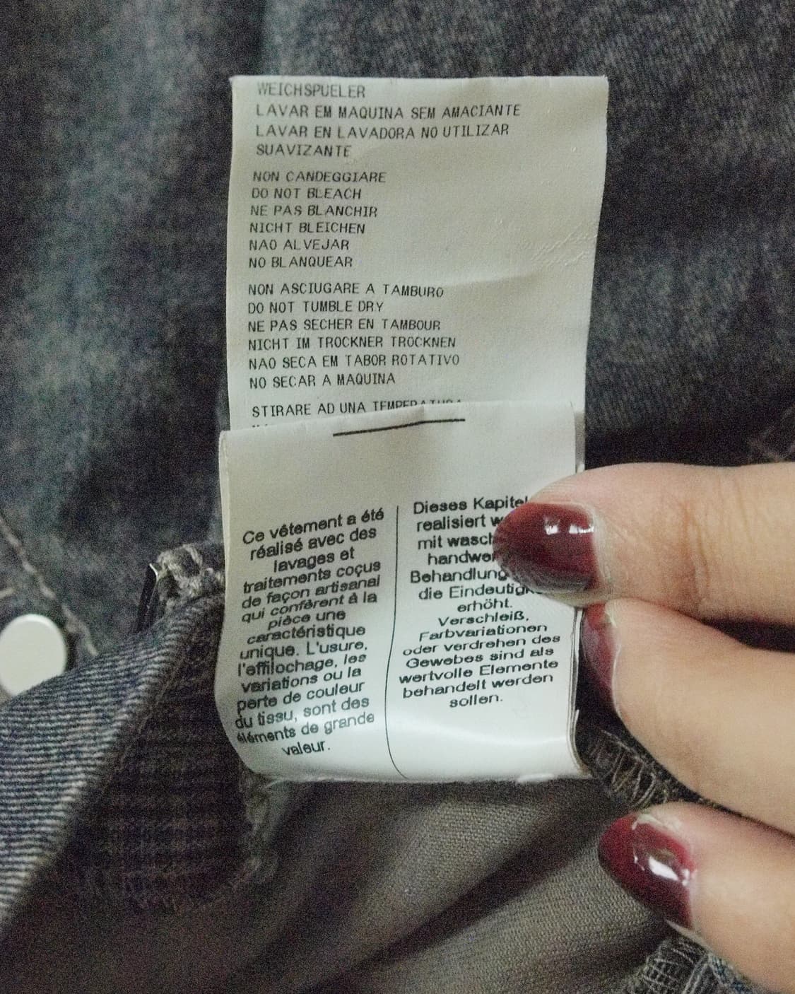 rare* H̶I̶G̶H̶ 사선버튼 아방가르드 트라우져 상품이미지7